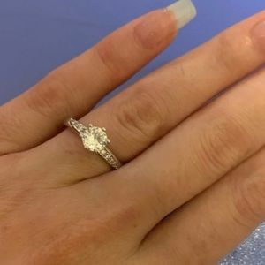 *LaborDay SALE* 3ct Diamond Engagement Ring